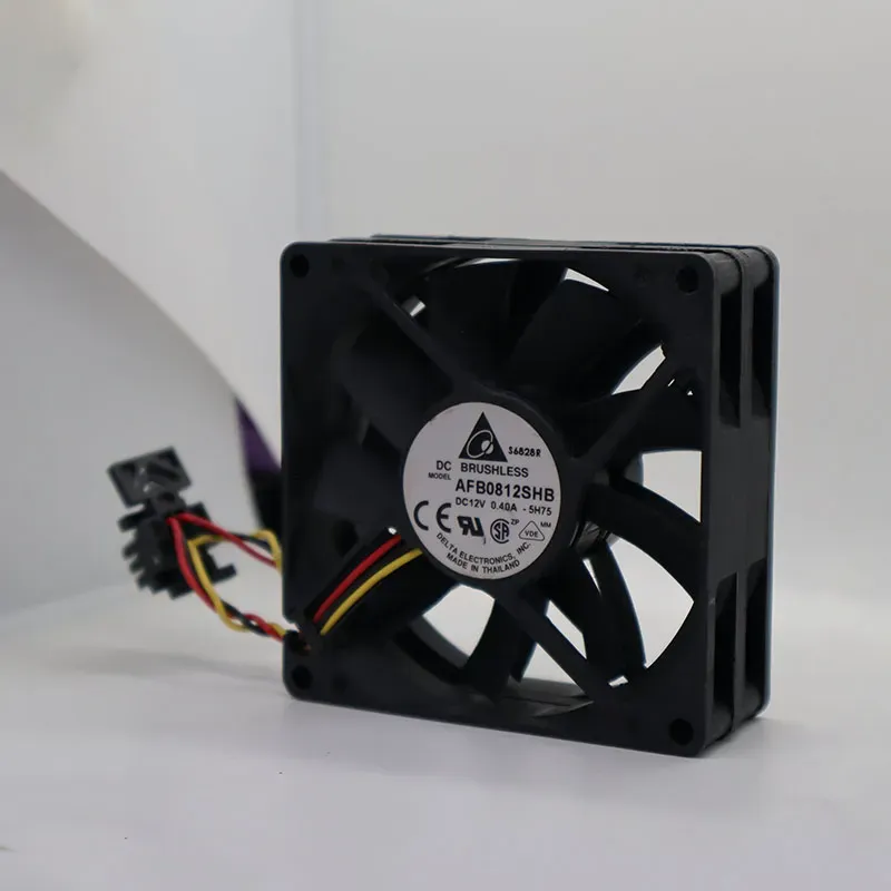 Delta AFB0812SHB 80x80x30mm 12V 0.4A Dual Ball Bearing DC Fan