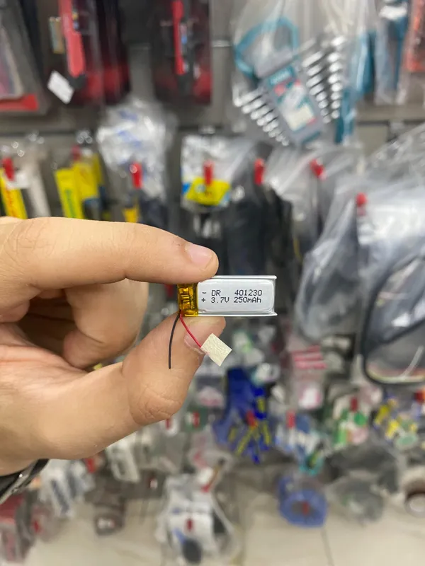 Polymer Li-Ion Single Cell Battery 3.7V 250mAh 401230