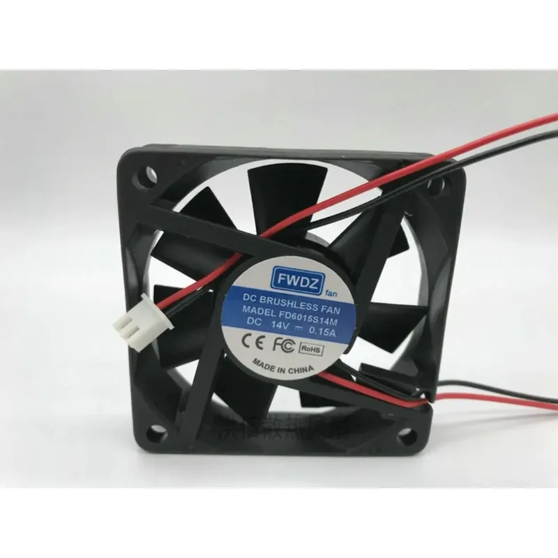 FWDZ FD6015S14M DC Fan 14V 0.1A 60x60x15mm