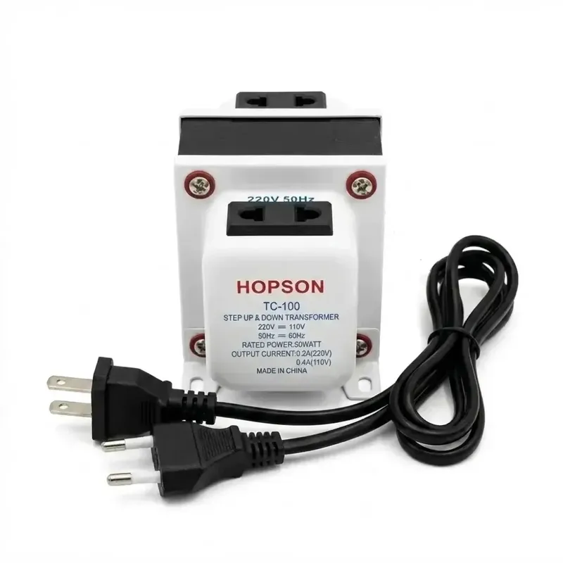 HOPSON TC-100 50W Step-Up/Step-Down Transformer (220V ⇄ 110V)