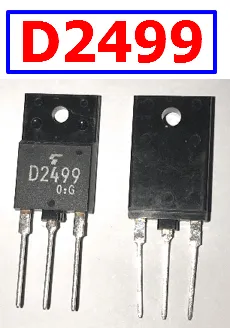 ترانزستور NPN ‏2SD2499 ‏(D2499) ‏600 فولت ‏6 أمبير ‏TO-3P ‏توشيبا