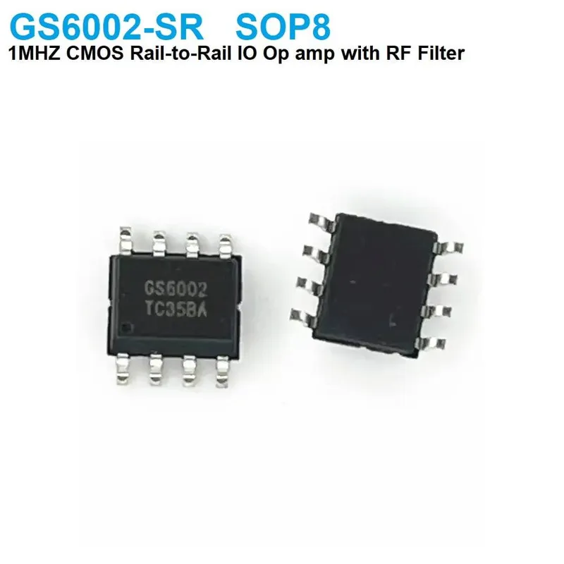 GS6002-SR Dual 1MHz Rail-to-Rail Op-Amp SOP-8
