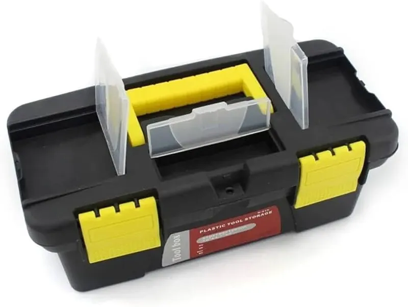 MANO C.OR-16 Red Plastic Tool Box with Removable Tray