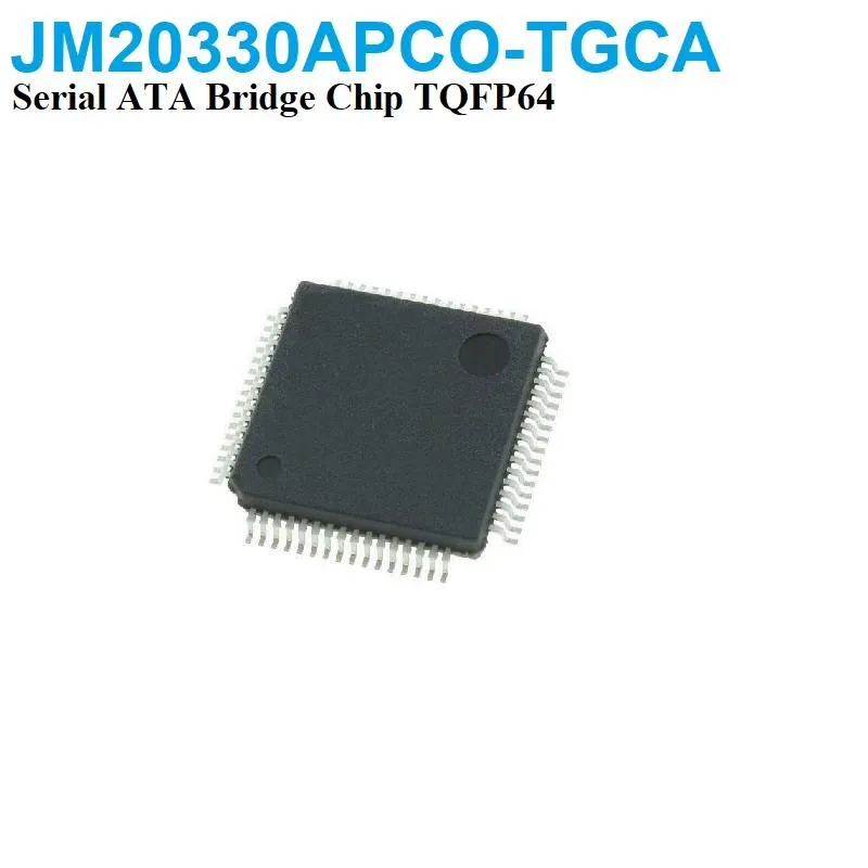 JM20330APCO-TGCA Serial ATA Bridge IC, TQFP-64
