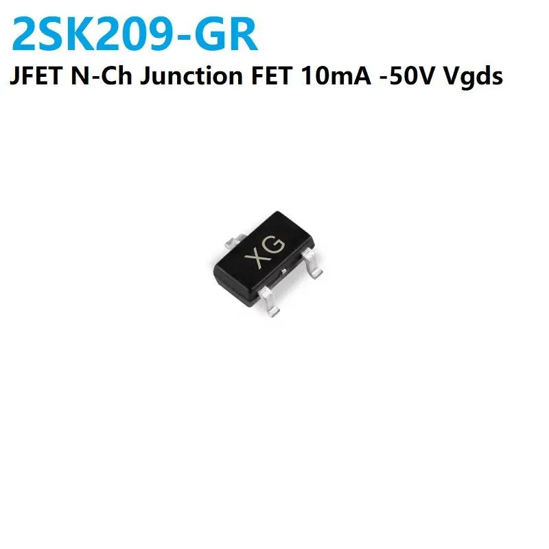 2SK209-GR N-Channel Low-Noise JFET, SMD TO-236