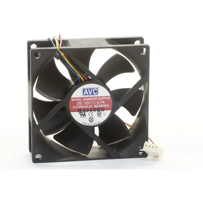 AVC DA08025R12UPFSR DC Fan 12V 0.7A 80x80x25mm (Used Like New)