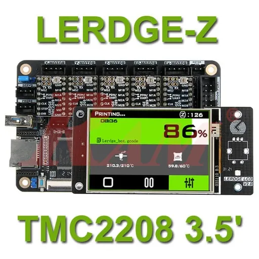 لوحة تحكم LERDGE-Z بمعالج 32 بت وشاشة 3.5 بوصة ومشغلات TMC2208