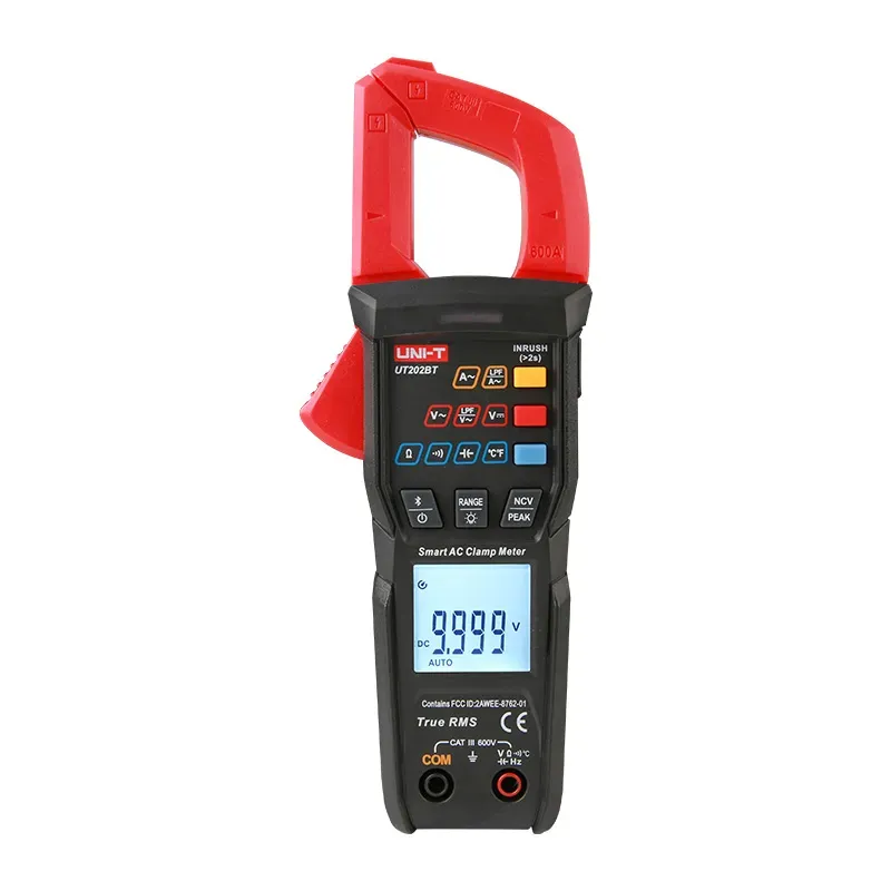 UNI-T UT202BT 600A Smart True-RMS AC Clamp Meter with Bluetooth