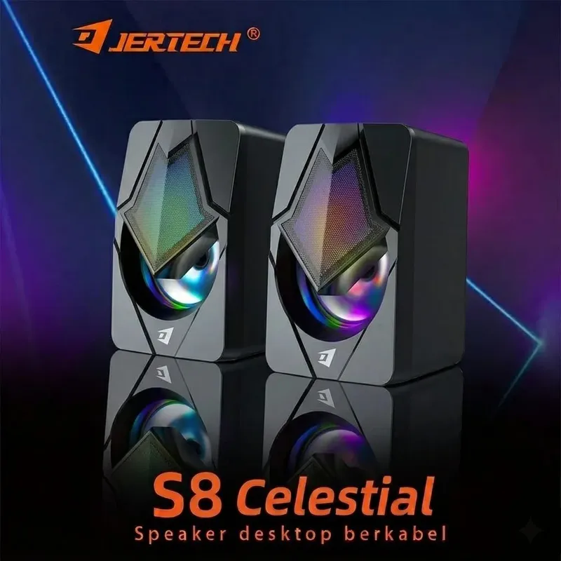 JERTECH S8 Celestial RGB Desktop Speakers