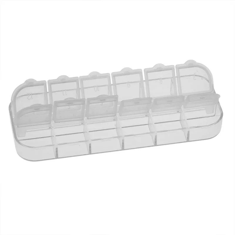 Components Storage Box 12 Cells 130x50x15 mm