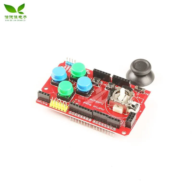 درع Joystick لـ Arduino مع واجهة شاشة Nokia 5110 وموديول nRF24L01
