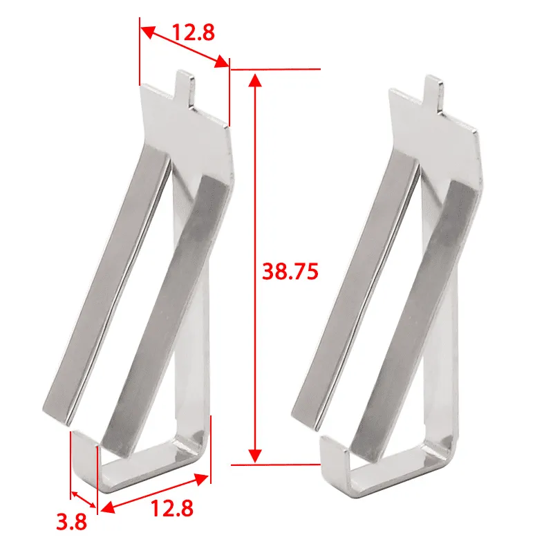 Heat Bed Glass Clip Stainless Steel Holder Clamp for 3D Printer