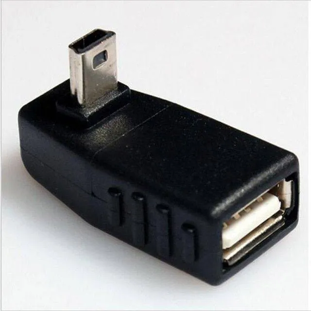 USB 2.0 Type-A Female to Mini USB B 5-Pin Male Adapter