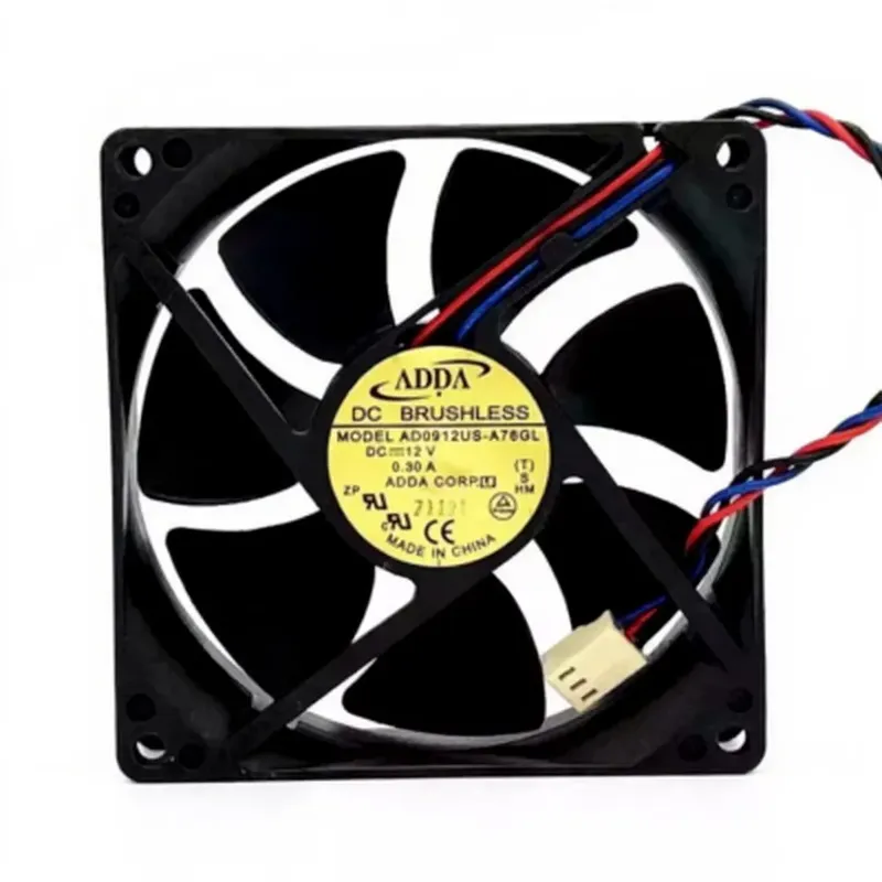 ADDA AD0912US-A76GL 12V DC Fan 0.3A 90x90x25mm (Used Like New)
