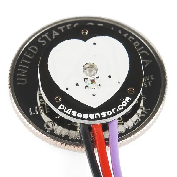Pulse Sensor Amped Heart Rate Module with 3-Pin Header