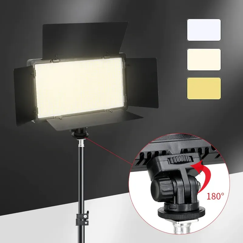 طقم إضاءة LED ثنائي اللون عالي القدرة U800 للاستوديو
