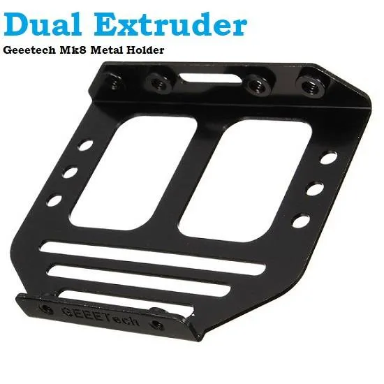 Geeetech MK8 Dual Extruder Metal Holder for Two-Head 3D Printer