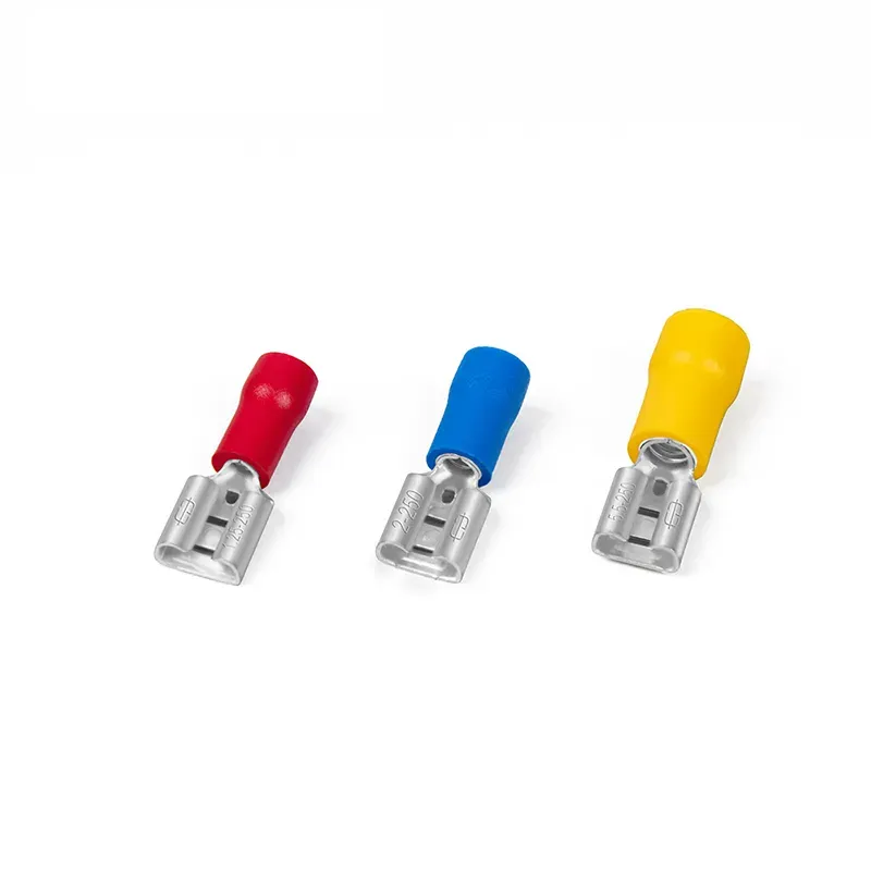 Insulated Female Blade Crimp Terminal FDD Series, 10 Pcs