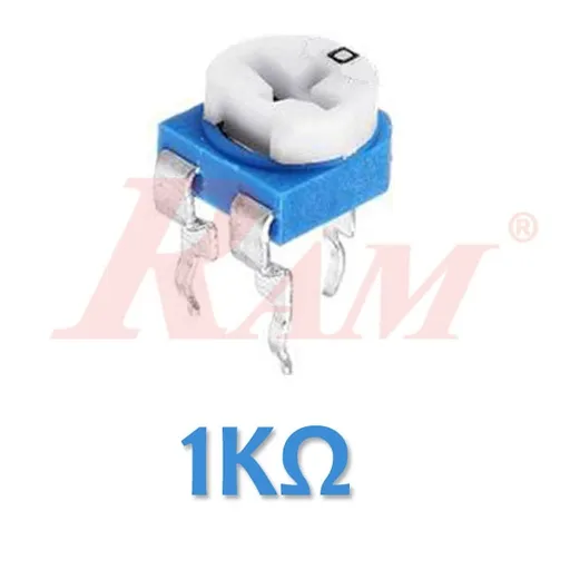 Top Adjust Carbon Trimmer Potentiometer 1KΩ