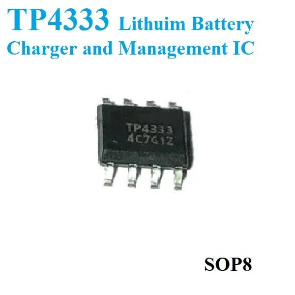 TP4333 Power Bank SoC Charger IC 0.8A Charge 1A Boost SOP8