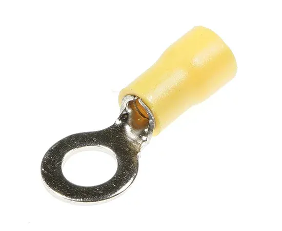 RV5.5-6S Insulated Ring Crimp Terminal Yellow