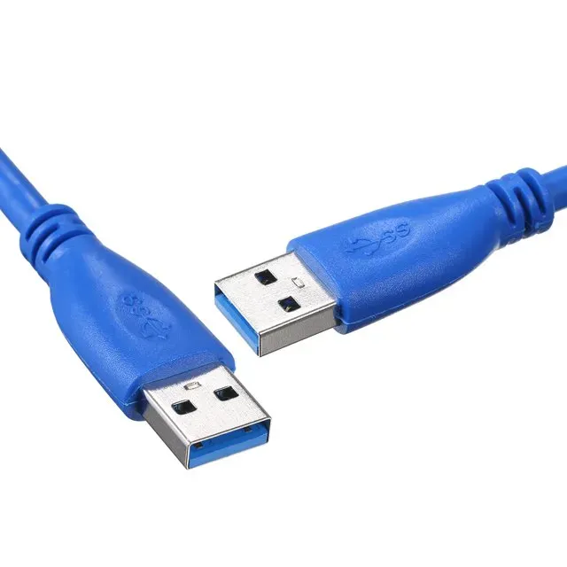 USB 3.0 Type-A to Type-A Cable 30cm Blue