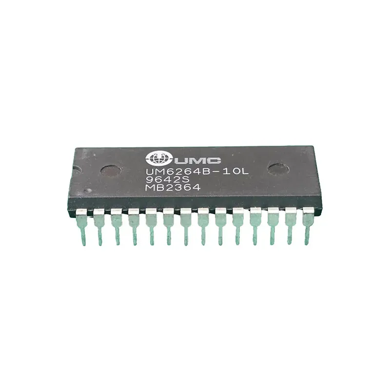 UM6264B-10L 8K x 8 Static SRAM 100ns DIP-28 Wide Package