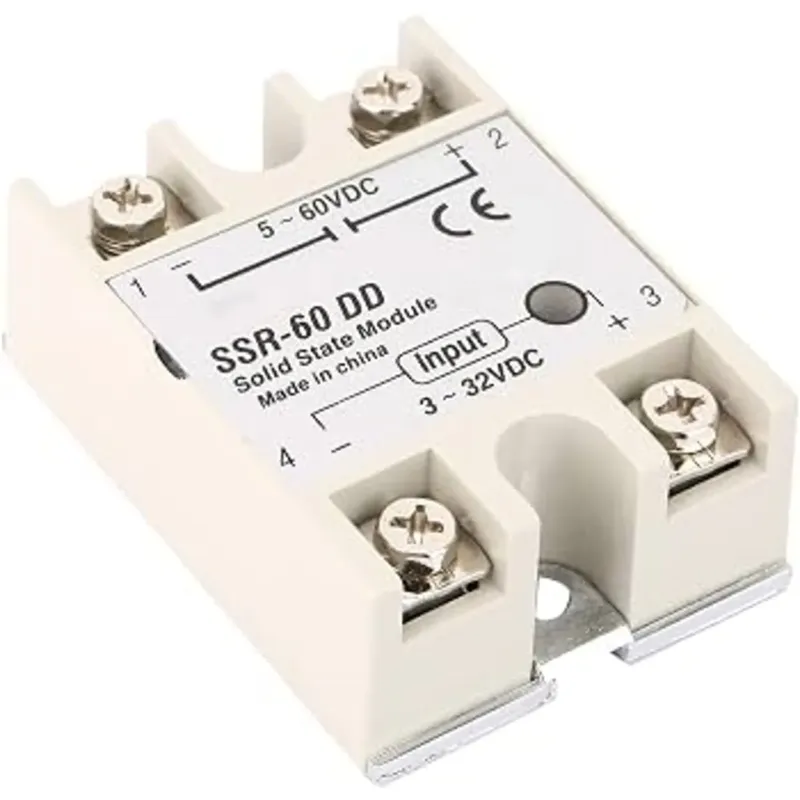 SSR-60 DD Solid State Relay 3-32VDC Control, 5-200VDC Load