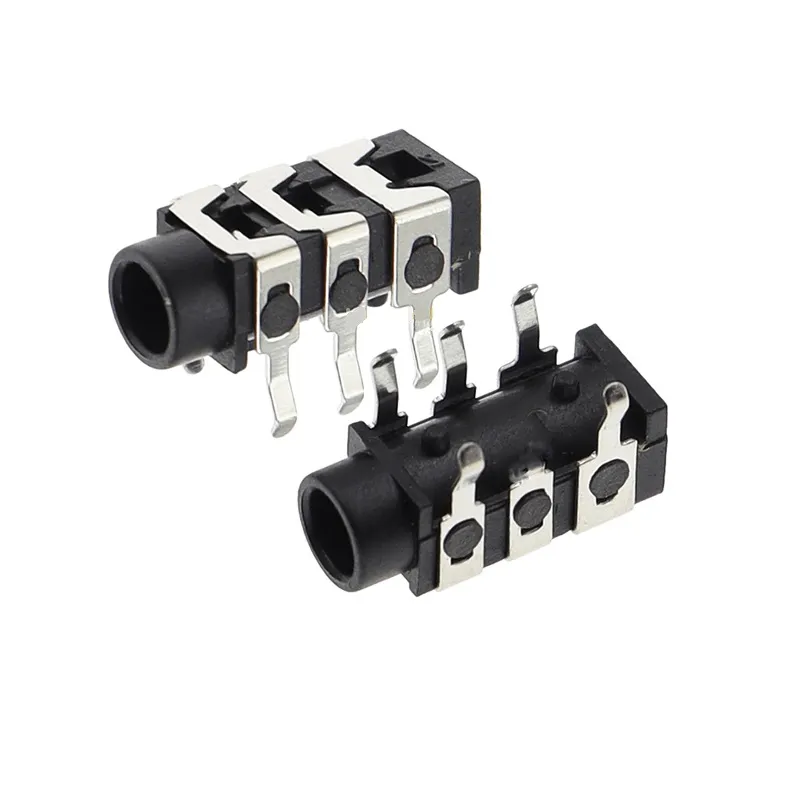 PJ-313 3.5mm Stereo Headphone Jack Female, Straight Pin