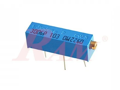 Potentiometer 50KΩ (W503) 3/4W Side Adjustment Cermet Trimmer