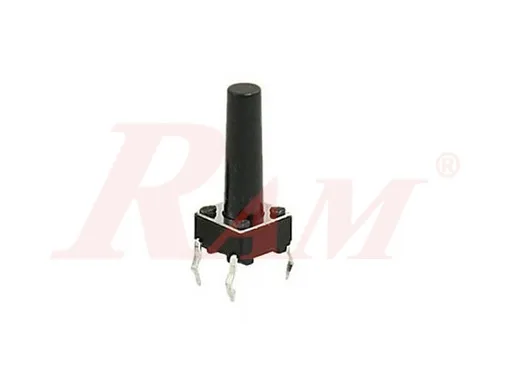 4-Pin Tactile Push Button Switch 6x6x12mm