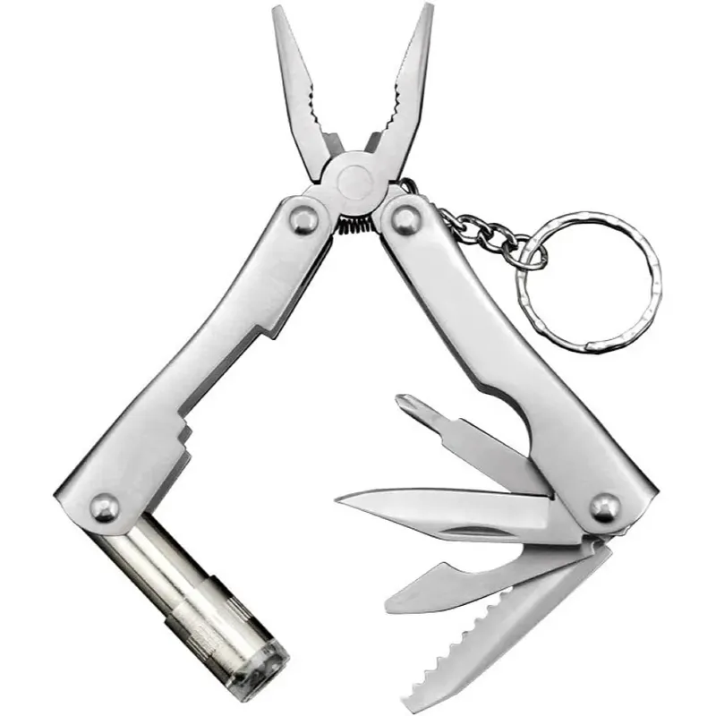 6-in-1 Stainless Steel Pocket Multifunction Pliers Multitool
