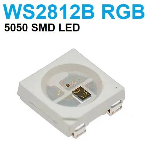 WS2812B RGB Smart LED 5050 SMD with Integrated Driver