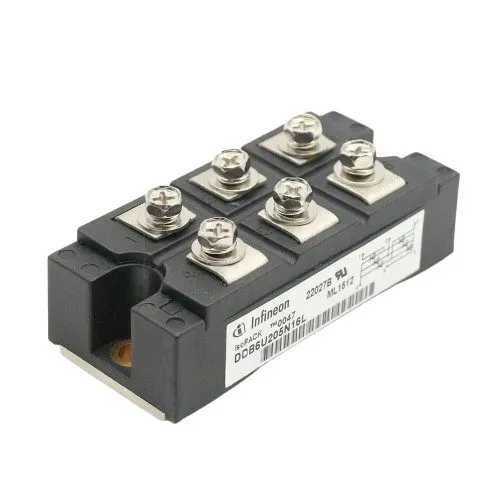 وحدة ثنائيات Infineon من نوع DDB6U205N16L بجهد 1600 فولت وتيار 205 أمبير