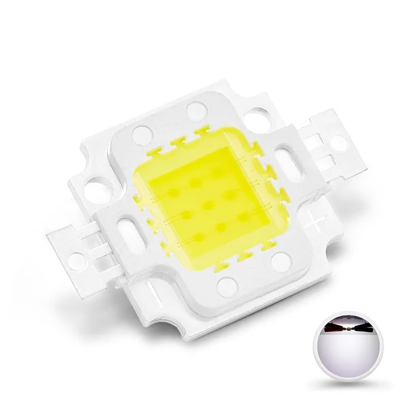 High-Power White SMD LED Chip 10W (Bead Type)