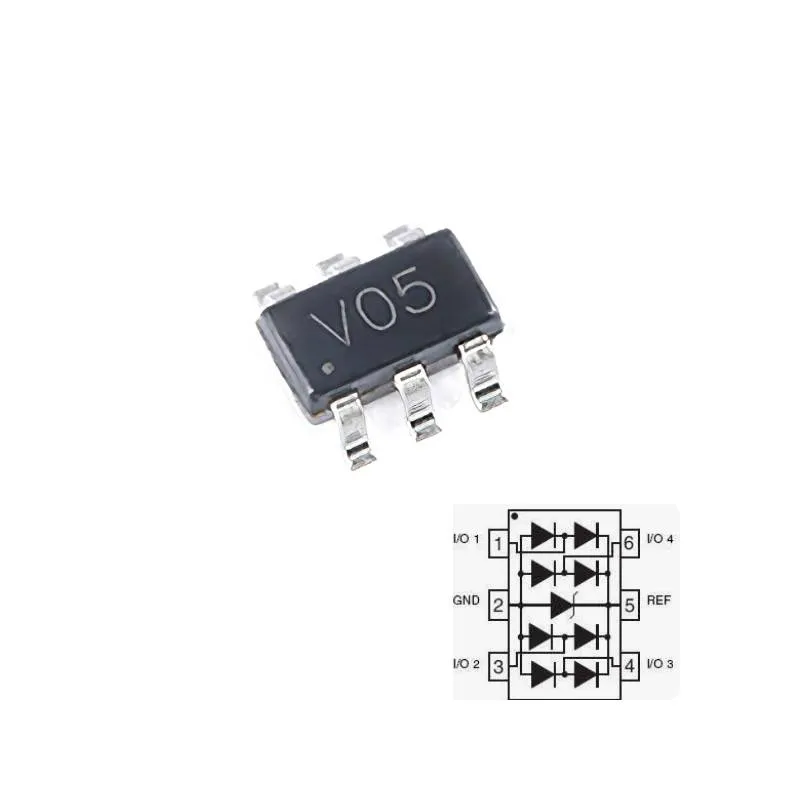 SRV05-4 ESD Protection Diode Array SOT-23-6