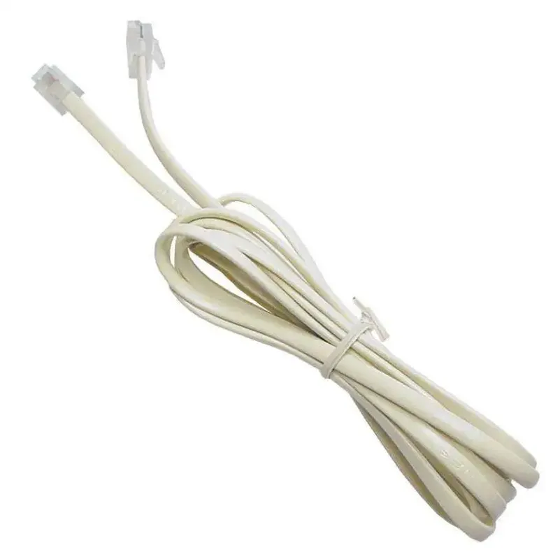 كابل تليفون RJ11 6P2C بطول 2 متر