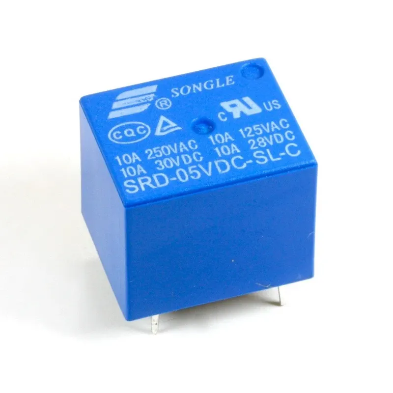 12V DC Songle Power Relay 10A (250VAC/28VDC) PCB Mount