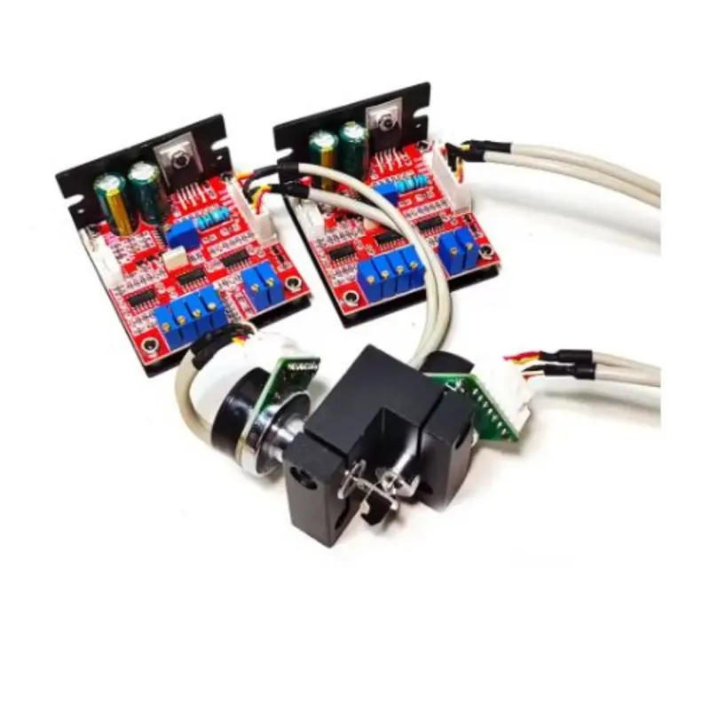 Analog DC XY Laser Scanner Galvanometer 25KPPS with Power Supply
