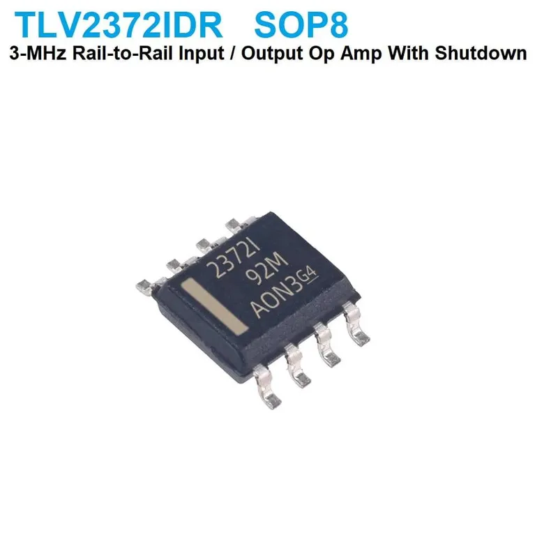 TLV2372IDR 3 MHz Rail-to-Rail Dual Op-Amp SOP8