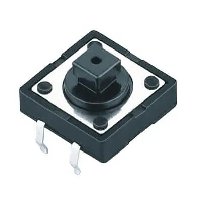 12x12x7.3mm 4-Pin Through-Hole Momentary Tactile Push Button Switch