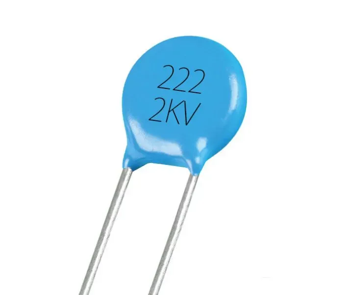 مكثف سيراميك 2.2nF بجهد 2kV للتركيب على اللوحة