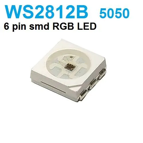 WS2812B RGB Smart LED 5050 SMD, 4-Pin