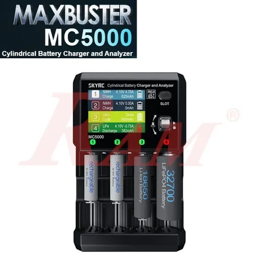 SKYRC MC5000 MAXBUSTER Cylindrical Battery Charger and Analyzer