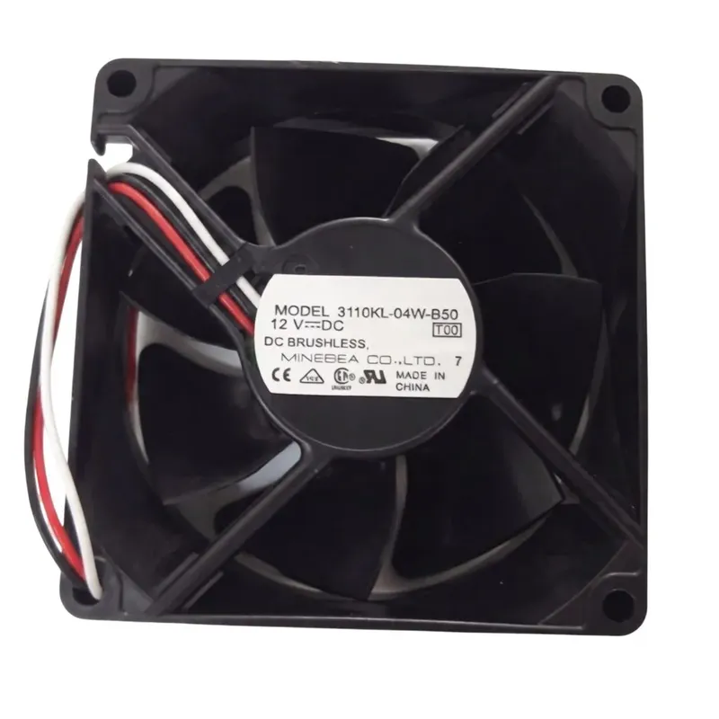 مروحة تبريد Minebea 3110KL-04W-B39 بجهد 12 فولت وتيار 0.22 أمبير