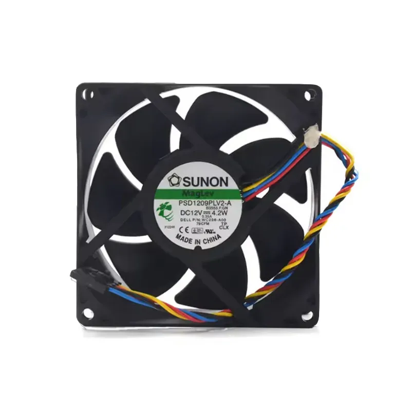 SUNON PSD1209PLV2-A DC Fan 12V 0.35A 92x92x32mm (Used Like New)