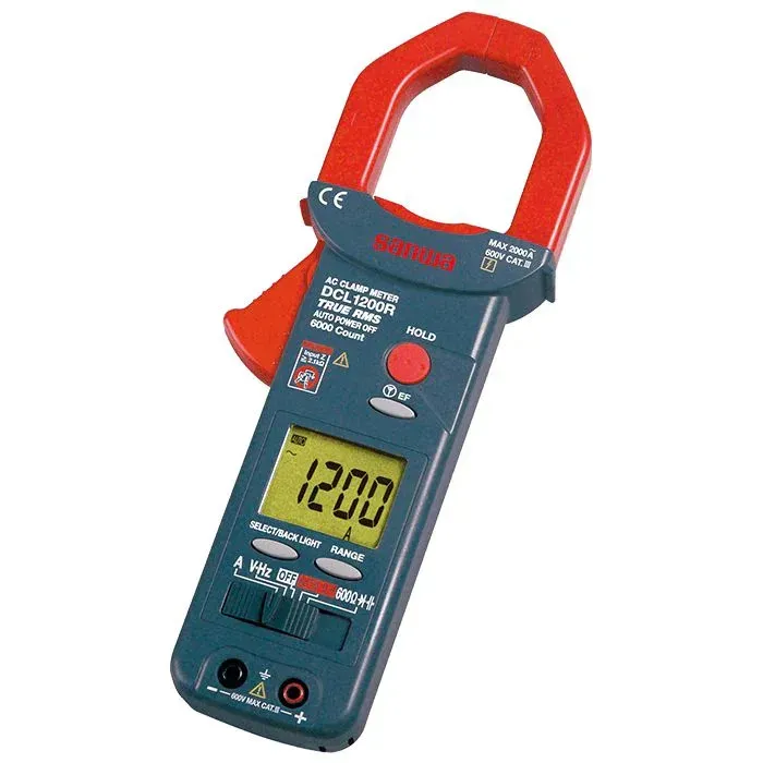 sanwa DCL1200R Large-Diameter AC Clamp Meter 1200A