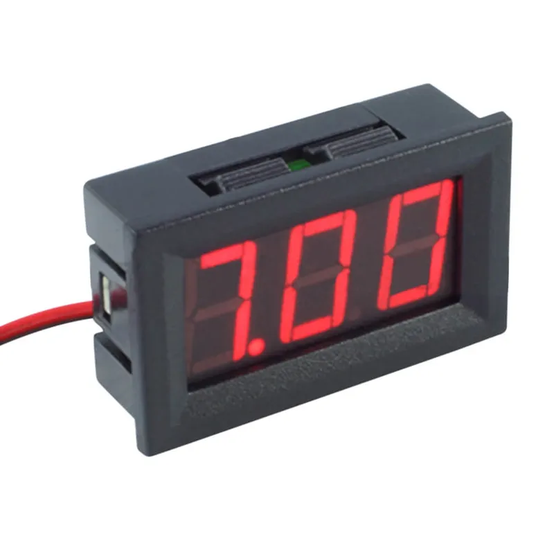 0.56 inch Two-Wire DC 4.5-30V Digital Voltmeter, Red LED