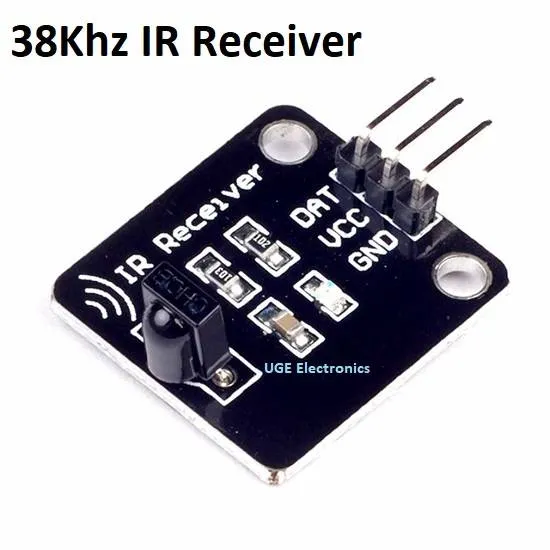 Digital 38kHz Infrared Receiver Sensor Module for Arduino