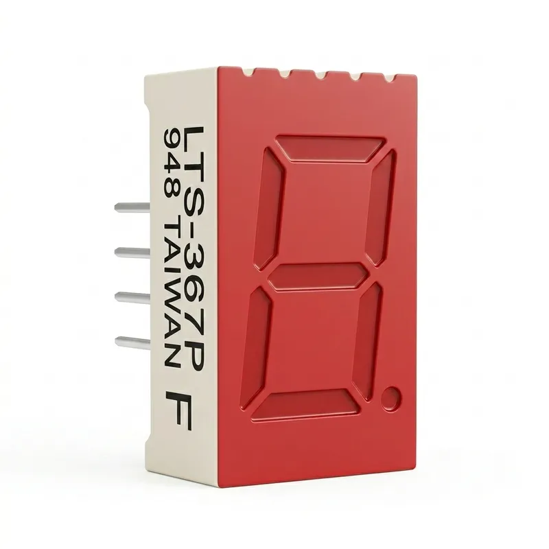 LTS-367P Red 7-Segment Display 0.36in 1 Digit Common Cathode